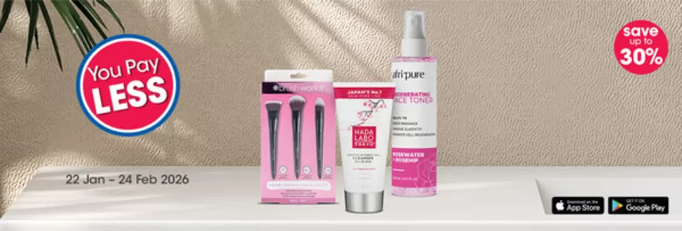 Clicks catalogue in Matatiele | You Pay Less | 2026-01-22T00:00:00.000Z - 2026-02-24T00:00:00.000Z