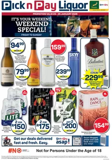 Pick n Pay catalogue in Ermelo | Great discounts on selected products | 2026-01-23T00:00:00.000Z - 2026-01-25T00:00:00.000Z