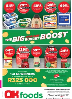 OK Foods catalogue in Ermelo | The Big Budget January Boost | 2026-01-23T00:00:00.000Z - 2026-02-08T00:00:00.000Z