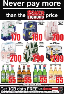 Boxer Liquors catalogue in Ermelo | Never Pay More | 2026-01-23T00:00:00.000Z - 2026-02-08T00:00:00.000Z