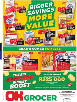 OK Grocer catalogue in Ermelo | Bigger Savings More Value | 2026-01-23T00:00:00.000Z - 2026-02-08T00:00:00.000Z