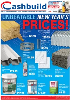 Cashbuild catalogue | Special offers for you | 2026-01-01T00:00:00.000Z - 2026-01-31T00:00:00.000Z