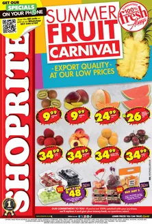 Shoprite catalogue in Bloemfontein | Shoprite Summer Fruit Deals Western Cape 26 January - 8 February | 2026-01-26T00:00:00.000Z - 2026-02-08T00:00:00.000Z