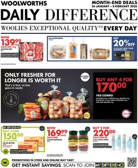 Woolworths catalogue in Centurion | Great offer for bargain hunters | 2026-01-26T00:00:00.000Z - 2026-02-08T00:00:00.000Z