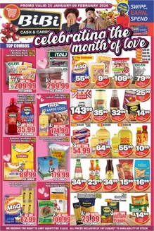 BIBI Cash and Carry  catalogue in Bloemfontein | Celebrating The Month Of Love | 2026-01-27T00:00:00.000Z - 2026-02-09T00:00:00.000Z