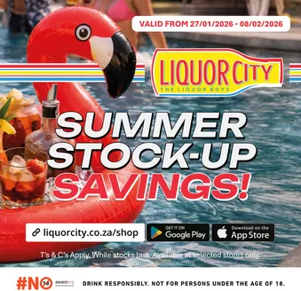 Liquor City catalogue in Edenvale | Summer Stock-Up Savings! | 2026-01-28T00:00:00.000Z - 2026-02-08T00:00:00.000Z