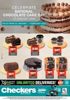 Checkers catalogue in Naboomspruit | Checkers Cake Day Promotion 26 January | 2026-01-25T00:00:00.000Z - 2026-02-01T00:00:00.000Z