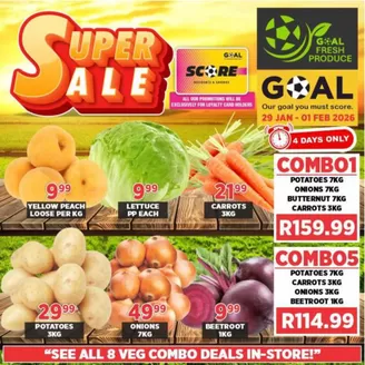 Goal Supermarket catalogue in Dutywa | Our best bargains | 2026-01-29T00:00:00.000Z - 2026-02-01T00:00:00.000Z