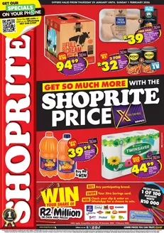 Shoprite catalogue in Dutywa | Shoprite January Price Eastern Cape 29 January - 1 February | 2026-01-29T00:00:00.000Z - 2026-02-01T00:00:00.000Z