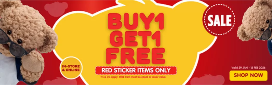 Build-A-Bear catalogue in Sishen | Buy 1 Get 1 Free | 2026-02-02T00:00:00.000Z - 2026-02-15T00:00:00.000Z