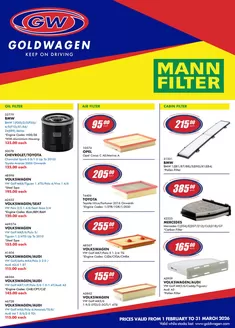 Goldwagen catalogue in Welkom | Goldwagen Keep On Driving | 2026-02-02T00:00:00.000Z - 2026-03-31T00:00:00.000Z