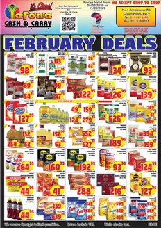 Yarona Cash & Carry catalogue in Johannesburg | February Deals | 2026-02-06T00:00:00.000Z - 2026-02-11T00:00:00.000Z