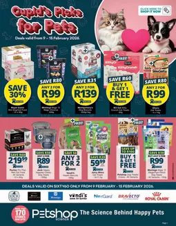Checkers catalogue in Kraaifontein | Petshop Science February Mid-Month Promotion 9 February | 2026-02-08T00:00:00.000Z - 2026-02-15T00:00:00.000Z