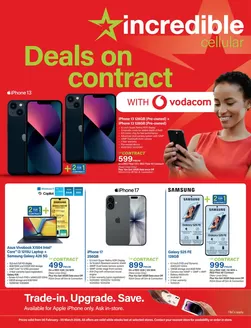 Incredible Connection catalogue in Newcastle | Deals On Contract With Vodacom | 2026-02-09T00:00:00.000Z - 2026-03-05T00:00:00.000Z