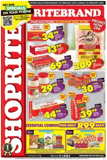Shoprite catalogue | Shoprite Ritebrand Savings Gauteng 9 February - 22 February | 2026-02-09T00:00:00.000Z - 2026-02-22T00:00:00.000Z