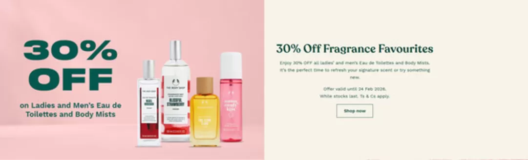 The Body Shop catalogue in Richards Bay | The Body Shop Promo | 2026-02-10T00:00:00.000Z - 2026-02-24T00:00:00.000Z