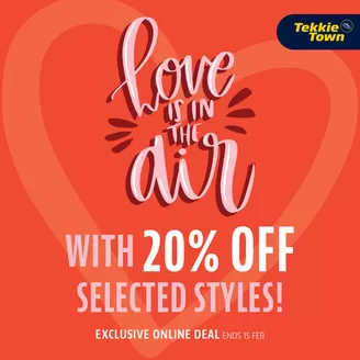 Tekkie Town catalogue in Dundee | Love Is In The Air | 2026-02-13T00:00:00.000Z - 2026-02-15T00:00:00.000Z