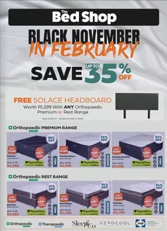 The Bed Shop catalogue in Willowmore | Black November In February | 2026-02-16T00:00:00.000Z - 2026-03-02T00:00:00.000Z