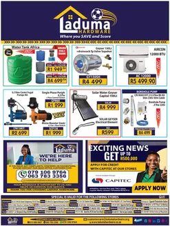 Laduma Hardware catalogue in Willowmore | Laduma Hardware Sale | 2026-02-17T00:00:00.000Z - 2026-03-31T00:00:00.000Z