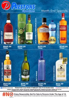 Prestons catalogue in Empangeni | Month-End Specials | 2026-02-19T00:00:00.000Z - 2026-03-04T00:00:00.000Z