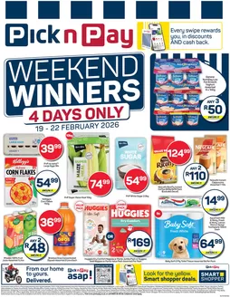 Pick n Pay catalogue | Our best offers for you | 2026-02-19T00:00:00.000Z - 2026-02-22T00:00:00.000Z