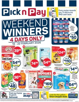 Pick n Pay catalogue | Exclusive bargains | 2026-02-19T00:00:00.000Z - 2026-02-22T00:00:00.000Z