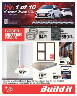 Build It catalogue in Nongoma | Our best deals for you | 2026-02-24T00:00:00.000Z - 2026-04-06T00:00:00.000Z