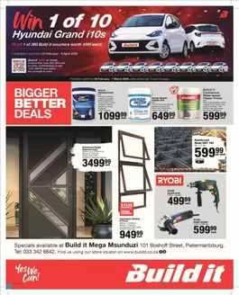 Build It catalogue in Eshowe | Great discounts on selected products | 2026-02-24T00:00:00.000Z - 2026-04-06T00:00:00.000Z