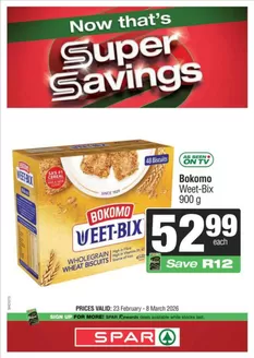 KwikSpar catalogue in Milnerton | Offers for bargain hunters | 2026-02-23T00:00:00.000Z - 2026-03-08T00:00:00.000Z