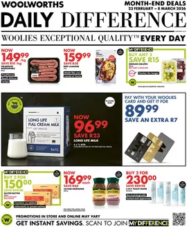 Woolworths catalogue in Lady Frere | Current deals and offers | 2026-02-23T00:00:00.000Z - 2026-03-08T00:00:00.000Z