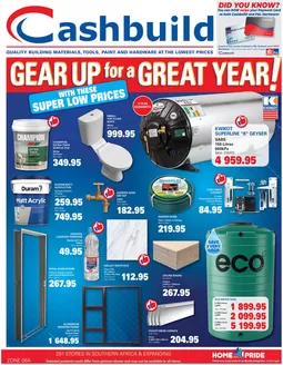 Cashbuild catalogue in Cape Town | Great offer for all customers | 2026-02-23T00:00:00.000Z - 2026-03-09T00:00:00.000Z