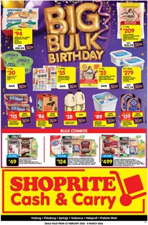 Shoprite catalogue in Tembisa | Offers for bargain hunters | 2026-02-23T00:00:00.000Z - 2026-03-08T00:00:00.000Z