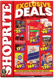 Shoprite catalogue in Bloemfontein | Current special promotions | 2026-02-23T00:00:00.000Z - 2026-03-15T00:00:00.000Z