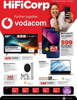 HiFi Corp catalogue in Pretoria | Our best offers for you | 2026-03-06T00:00:00.000Z - 2026-04-01T00:00:00.000Z