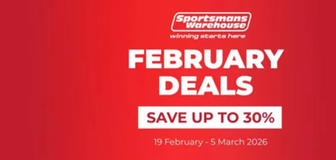 Sportsmans Warehouse catalogue in Wattville | February Deals | 2026-02-27T00:00:00.000Z - 2026-03-05T00:00:00.000Z