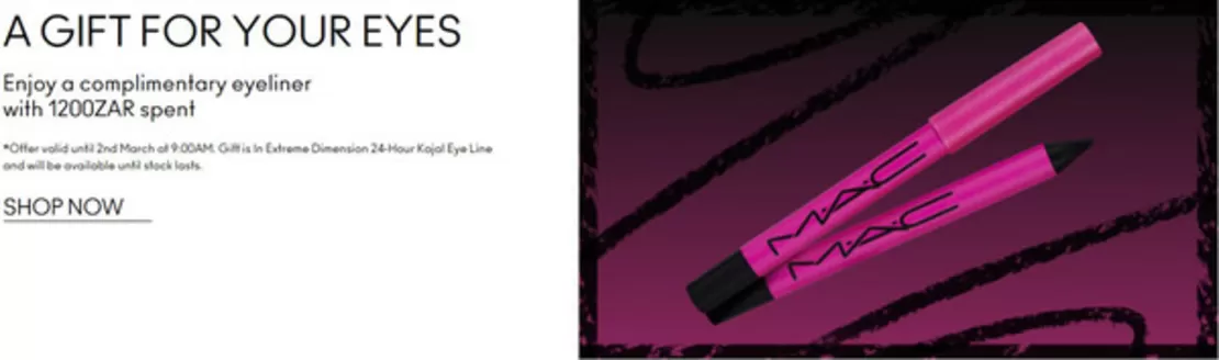 MAC Cosmetics catalogue in Groblersdal | A Gift For Your Eyes | 2026-02-27T00:00:00.000Z - 2026-03-02T00:00:00.000Z