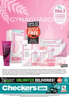 Checkers Hyper catalogue in Alberton | Checkers Gynaguard Promotion | 2026-03-01T00:00:00.000Z - 2026-03-08T00:00:00.000Z