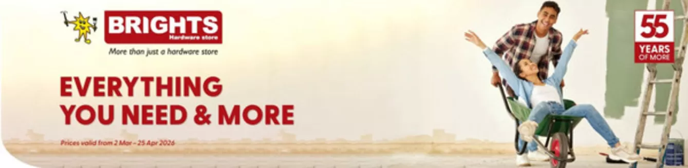 Brights Hardware catalogue in Ballito | Everything You Need & More | 2026-03-03T00:00:00.000Z - 2026-04-25T00:00:00.000Z