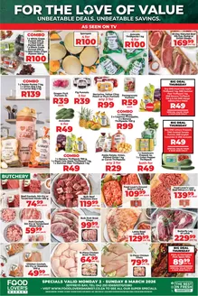Food Lover's Market catalogue | Jeffreys Bay - 02 - 08 March 2026 | 2026-03-01T00:00:00.000Z - 2026-03-08T00:00:00.000Z