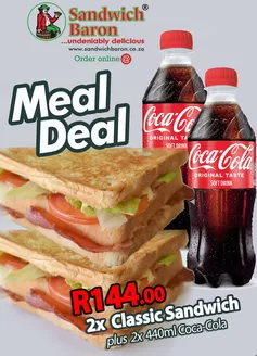 Sandwich Baron catalogue in Edenvale | Meal Deal | 2026-03-04T00:00:00.000Z - 2026-03-18T00:00:00.000Z