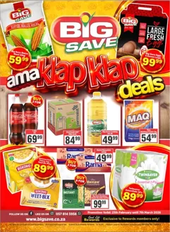 Big Save catalogue in George | Ama Klap Klap Deals | 2026-03-05T00:00:00.000Z - 2026-03-07T00:00:00.000Z