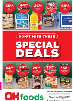 OK Foods catalogue in Pinetown | Top offers for all bargain hunters | 2026-02-25T00:00:00.000Z - 2026-03-08T00:00:00.000Z
