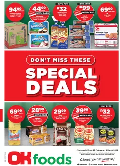 OK Foods catalogue in Pinetown | Our best bargains | 2026-02-25T00:00:00.000Z - 2026-03-08T00:00:00.000Z