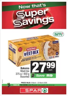 SuperSpar catalogue in Lephalale | SuperSpar weekly specials | 2026-03-09T00:00:00.000Z - 2026-03-22T00:00:00.000Z