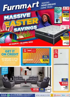 Furnmart catalogue in Welkom | Massive Easter Savings | 2026-03-09T00:00:00.000Z - 2026-04-05T00:00:00.000Z