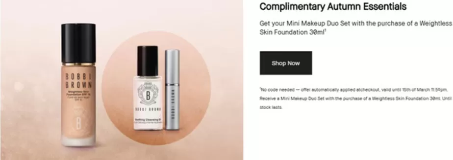 Bobbi Brown catalogue in Camperdown | Bobbi Brown Promo | 2026-03-10T00:00:00.000Z - 2026-03-15T00:00:00.000Z