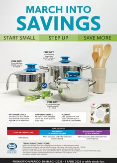 AMC Cookware catalogue in Edenvale | March Into Savings | 2026-03-10T00:00:00.000Z - 2026-04-07T00:00:00.000Z