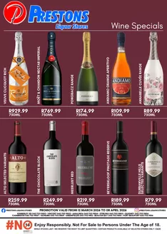 Prestons catalogue in Johannesburg | Wine Specials | 2026-03-12T00:00:00.000Z - 2026-04-08T00:00:00.000Z