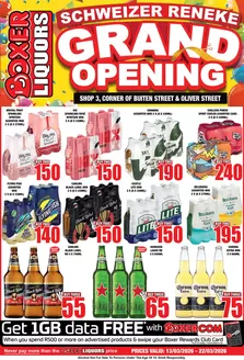 Boxer Liquors catalogue in Emalahleni | Schweizer Reneke Liquor Grand Opening | 2026-03-13T00:00:00.000Z - 2026-03-22T00:00:00.000Z