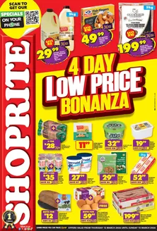 Shoprite catalogue in Howick | Shoprite Low Price Bonanza KwaZulu-Natal 12 March - 15 March | 2026-03-12T00:00:00.000Z - 2026-03-15T00:00:00.000Z